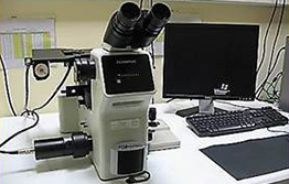 Microscopie optique pour préparation métallographique