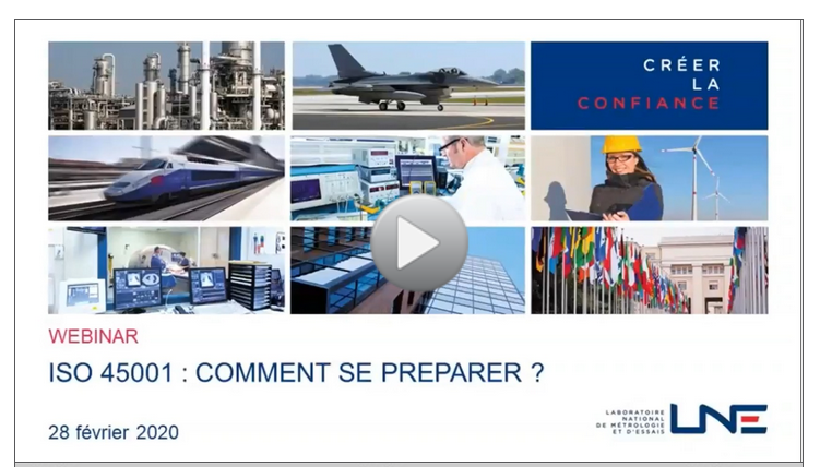 Webinar ISO 45001 : comment se préparer ?