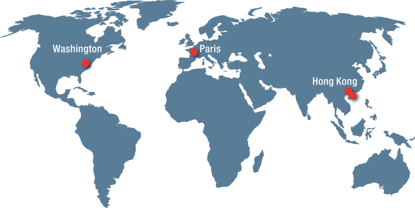 Implantations du LNE dans le monde 2025
