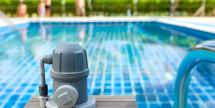 Illustration filtre de piscine