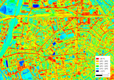Cartographie des ilots de chaleur urbains