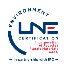 Logo ENG marque certification LNE environnement MPR - IMPR IPC pourcentage 