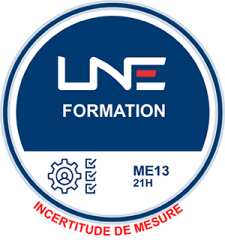 Badge numérique formation LNE ME13 incertitude de mesure